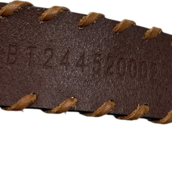 Fossil Belt Women's Size Medium Multicolor Suede Leather Patchwork Boho Cowgirl - Picture 5 of 16